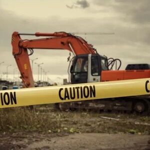 CH Hanson CAUTION Barricade Tape 1000’x3”x2Mil